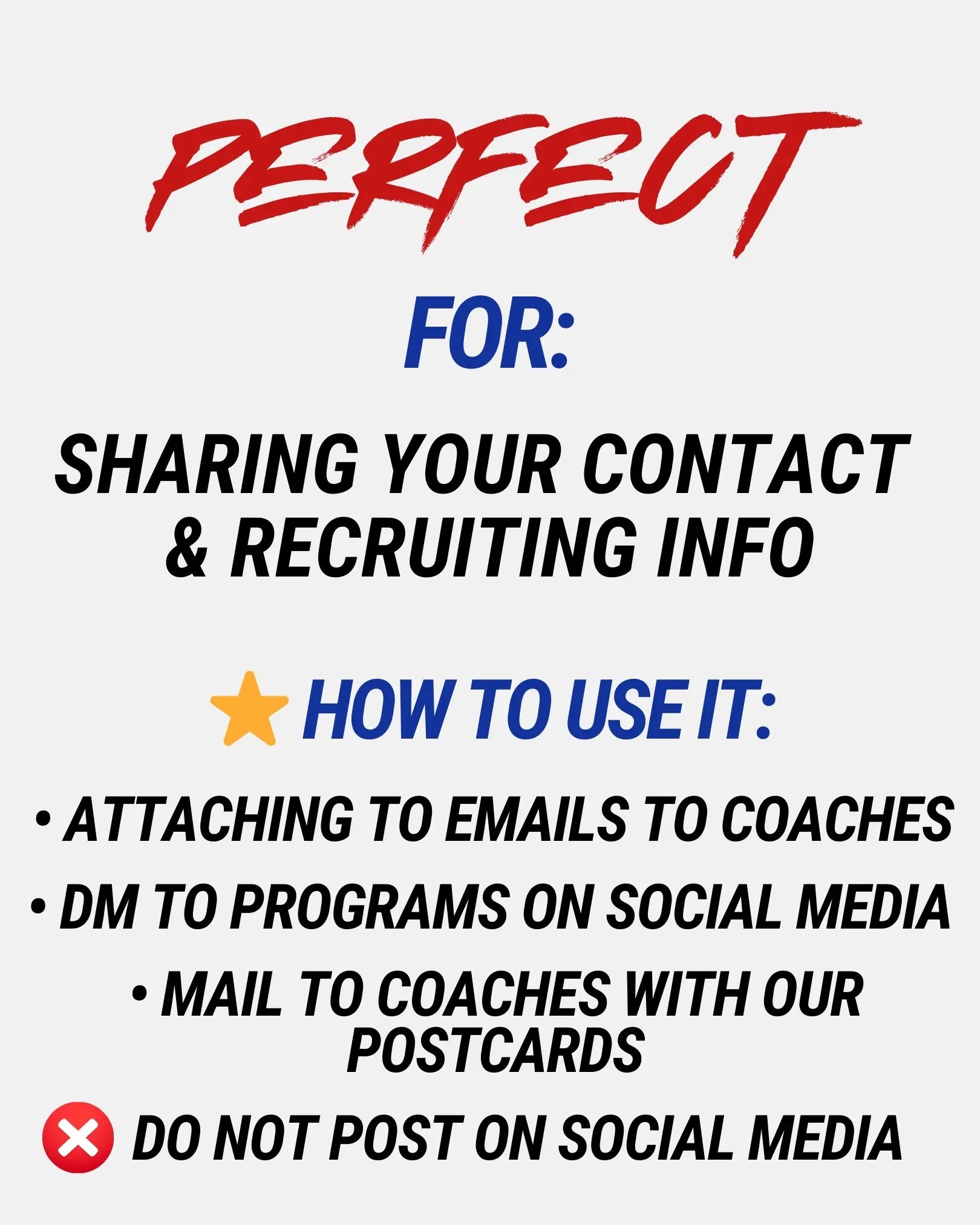 Athletic Resume