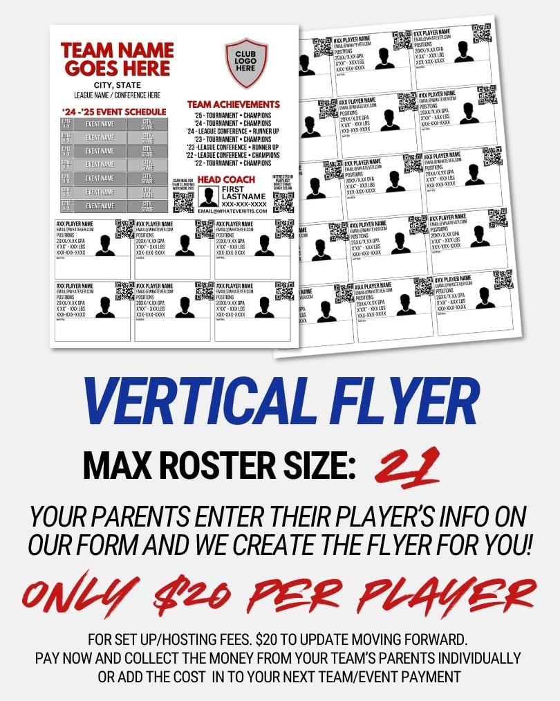 Team Recruit Flyers - Vertical
