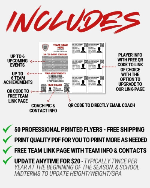 Team Recruit Flyers - Landscape