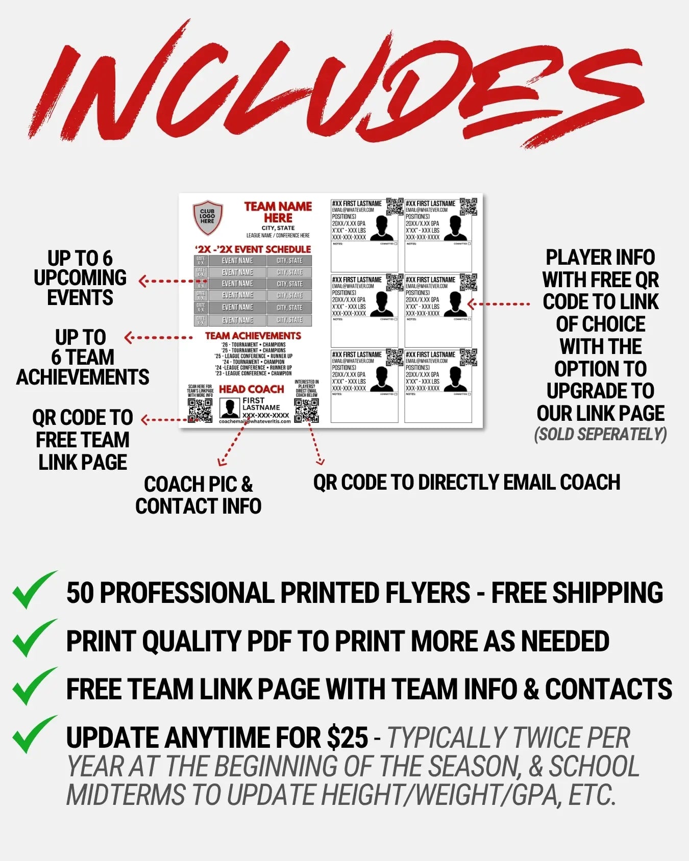 Team Recruit Flyers - Landscape