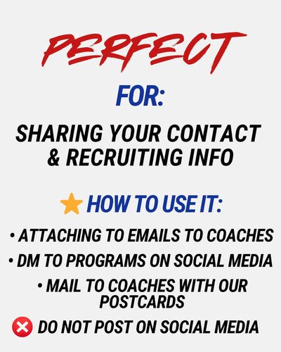 Athletic Resume