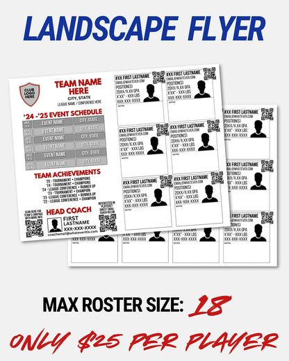 Team Recruit Flyers - Landscape