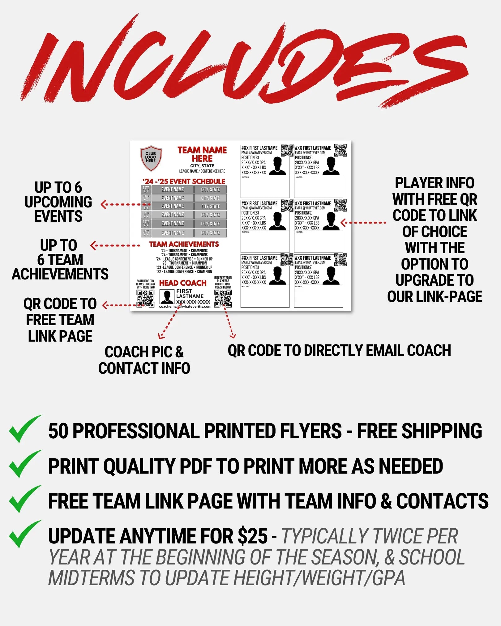 Team Recruit Flyers - Landscape