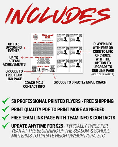 Team Recruit Flyers - Landscape