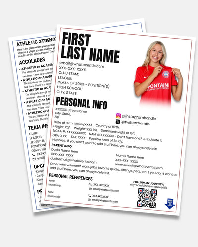 Nationals Athletic Resume