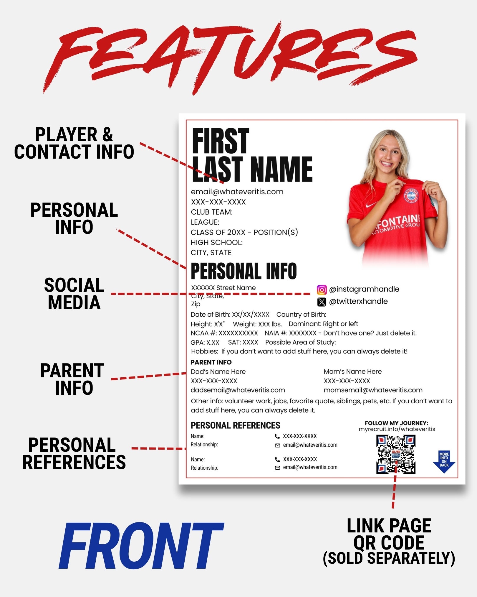 Nationals Athletic Resume