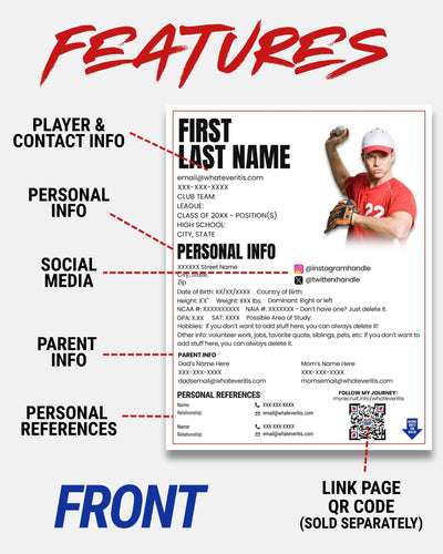 Athletic Resume