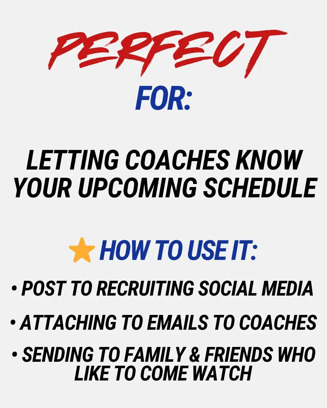 Customize Nationals Schedule #1